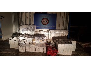 Bolu’da kaçak sigara operasyonu