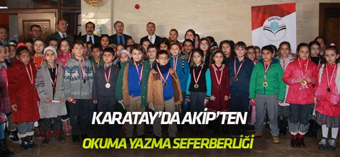 Karatay AKİP’ten Okuma Yazma seferberliği