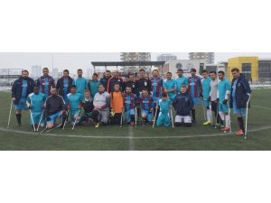Melikgazi BESK Ampute futbol takımı 4 dörtlük