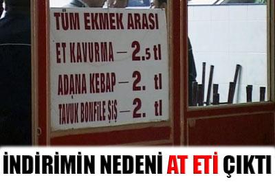 Müşterilerine at eti yedirmiş