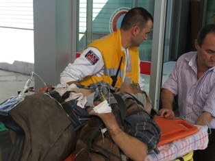 Seydişehir’de traktör devrildi: 1 yaralı