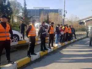 Otogarda yılbaşı uygulaması