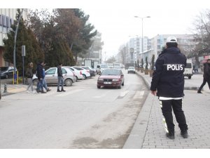 Çankırı’da yaya geçidi uygulaması