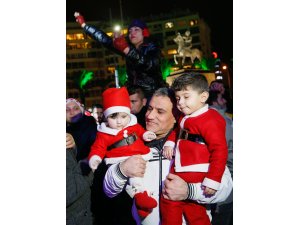 İzmir'de yeni yıl kutlaması