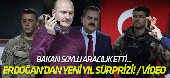 Erdoğan'dan Mehmetçik'e yeni yıl sürprizi! / VİDEO