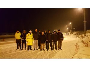 Kaymakam Perçi, Polis noktasını ziyaret etti