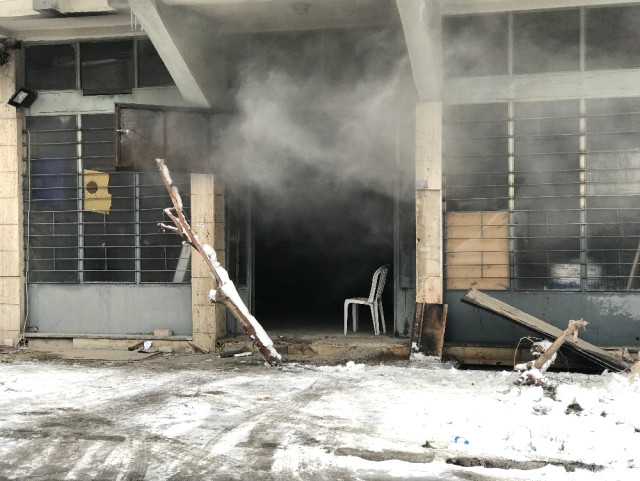 Konya'da Mum İmalatı Yapan İş Yerinde Yangın
