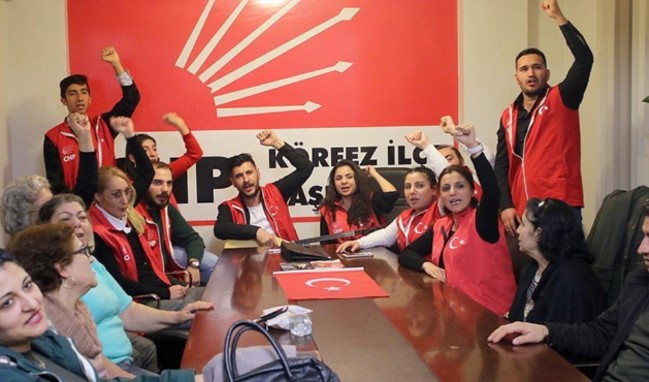 Kocaeli'de CHP'lilerden aday tepkisi...