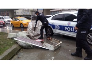 Şişli’deki mazgal hırsızı suçüstü yakalandı