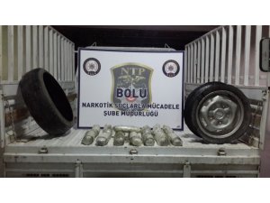Bolu’da 2018 yılında yüzlerce kilo uyuşturucu ele geçirildi