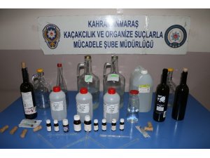Kahramanmaraş’ta sahte içki operasyonu