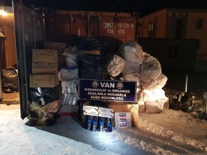 Van’da 26 bin 500 paket kaçak sigara ele geçirildi