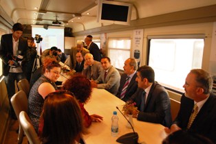 ''Hürriyet Hakkımızdır'' treni Konya'da