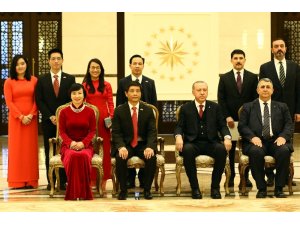 Cumhurbaşkanı Erdoğan, Vietnam Büyükelçisini kabul etti