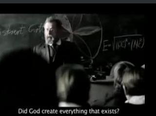 Ateist profesöre Einstein'dan ders