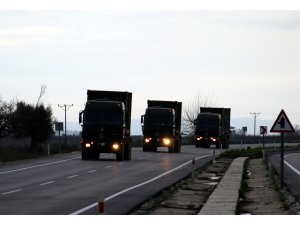 Suriye sınırına askeri sevkiyat