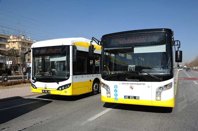 Konya Büyükşehir'den yeni otobüs hattı