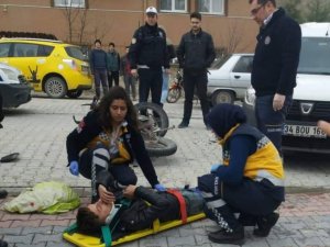 Emet’te motosiklet kazası: 1 yaralı