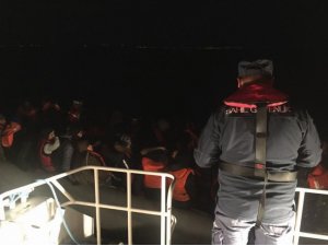 Davutlar’da 41’i çocuk 94 kaçak göçmen yakalandı