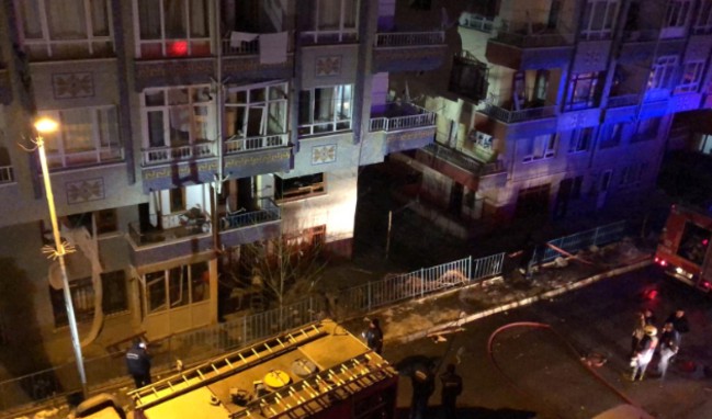 Ankara'da intihar girişimi sırasında patlama...