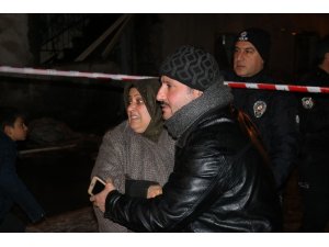 Çocuklarının yanan evde kaldığını zannedince sinir krizi geçirdi