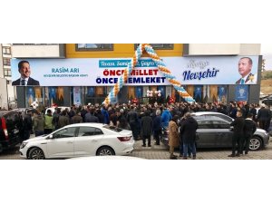 AK Parti Nevşehir’de üçüncü seçim bürosunu açtı