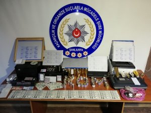 Şanlıurfa merkezli "kalpazan" operasyonu