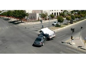 Şanlıurfa’da kazalar şehir polis kamerasında