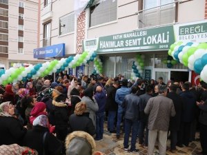 Ereğli’de hanımlar için yeni semt lokali açıldı