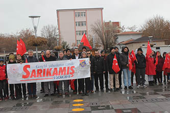 Karapınar'da Sarıkamış şehitleri anıldı