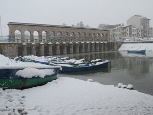 Beyşehir'de kar yağışı