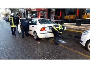 Otomobildeki gaz sızıntısı korkuttu
