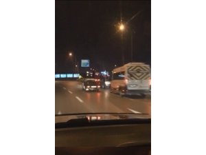 Kavşağı kaçırmayayım derken faciaya sebep oluyordu