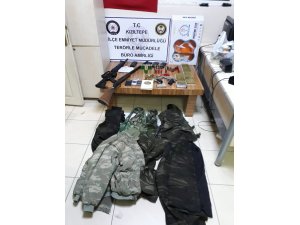 Suriye sınırında patlayıcı ele geçirildi