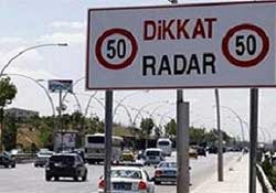 Sürücüleri şaşırtacak radar!
