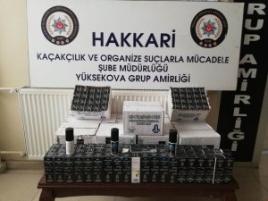 Hakkari’de kaçakçılık operasyonu
