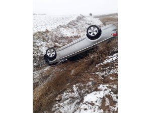 Yozgat’ta trafik kazası 2 yaralı