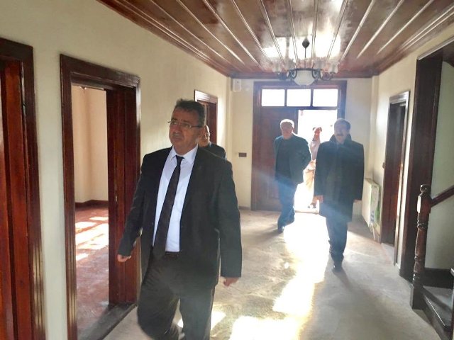 Başkan Hançerli restorasyon çalışmalarını inceledi