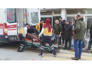 Bafra’da kaza: 1 yaralı