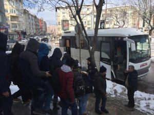 Keşan’da 12 kaçak göçmen yakalandı