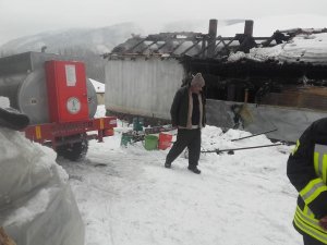 Altıntaş’ta yangın