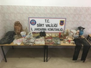 Siirt’te teröristlere ait mühimmat ele geçirildi
