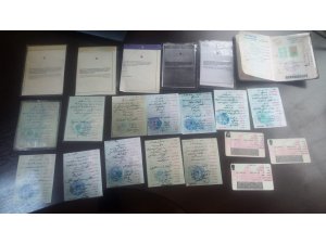 Kayseri'de sahte evrak operasyonu