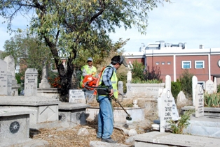 Nasreddin Hoca Mezarlığı'nda temizlik çalışmaları