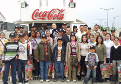 Coca Cola tanıtım gezisi