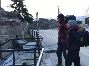 Sufi Yolu'nu yürüyen Amerikalı gezginler İznik'ten geçti