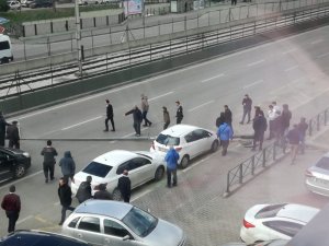 Aydınlatma lambası ana yola devrildi