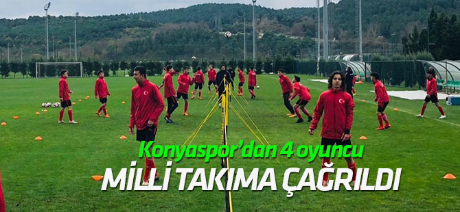 Konyaspor’dan 4 futbolcu milli takıma davet edildi
