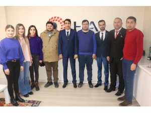 Voleybol hakemleri ve temsilcilerinden İHA’ya ziyaret