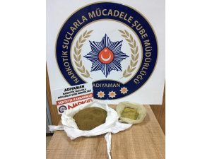 Adıyaman’da sentetik uyuşturucu ele geçirildi
